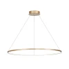 LED-hængelampe Saturno, Ø 100 cm, guldfarvet, 1 lyskilde, 4.000 K