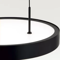 LED-hængelampe Teide, sort, 1 lyskilde, metal, 2.700 K