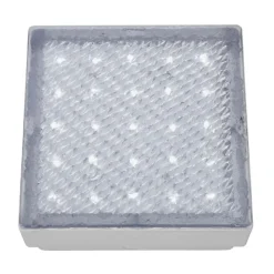 LED indbygget gulvlampe Walkover, IP68 15x15cm