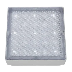LED indbygget gulvlampe Walkover, IP68 8x8cm