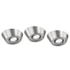LED-indbygningslampe PAL CF, 12 cm Ø i sæt af 3
