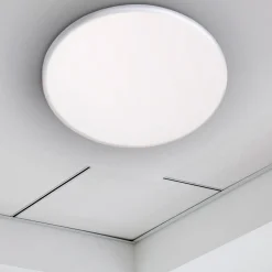 LED-indbygningslampe Suma, Ø 21,5 cm, hvid, dæmpbar, IP44