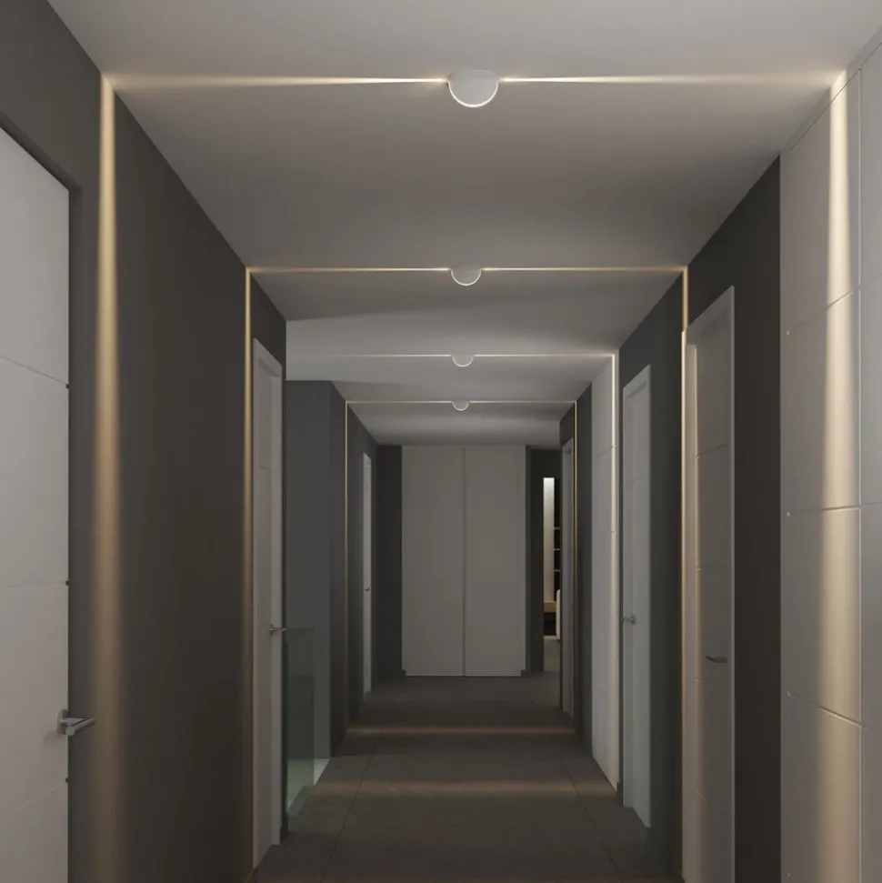LED-indbygningsloftlampe Spectra Recessed, IP54