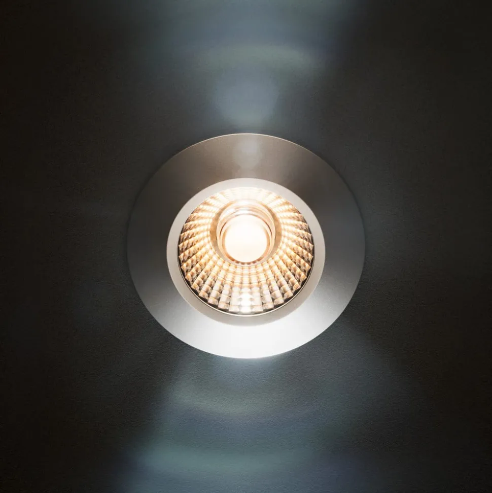 LED indbygningsspot Diled, Ø 6,7 cm, 3.000 K, sort