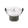 LED indbygningsspot Diled, Ø 8,5 cm, 10 W, Dim-To-Warm, hvid