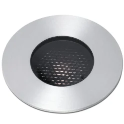 LED-indbygningsspot Grund, nikkel, Ø 9 cm, aluminium/stål