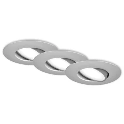 LED-indbygningsspot 7597 3 IP65 4.000 K krom mat