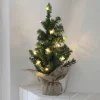 LED-juletræ Tre med jute-taske