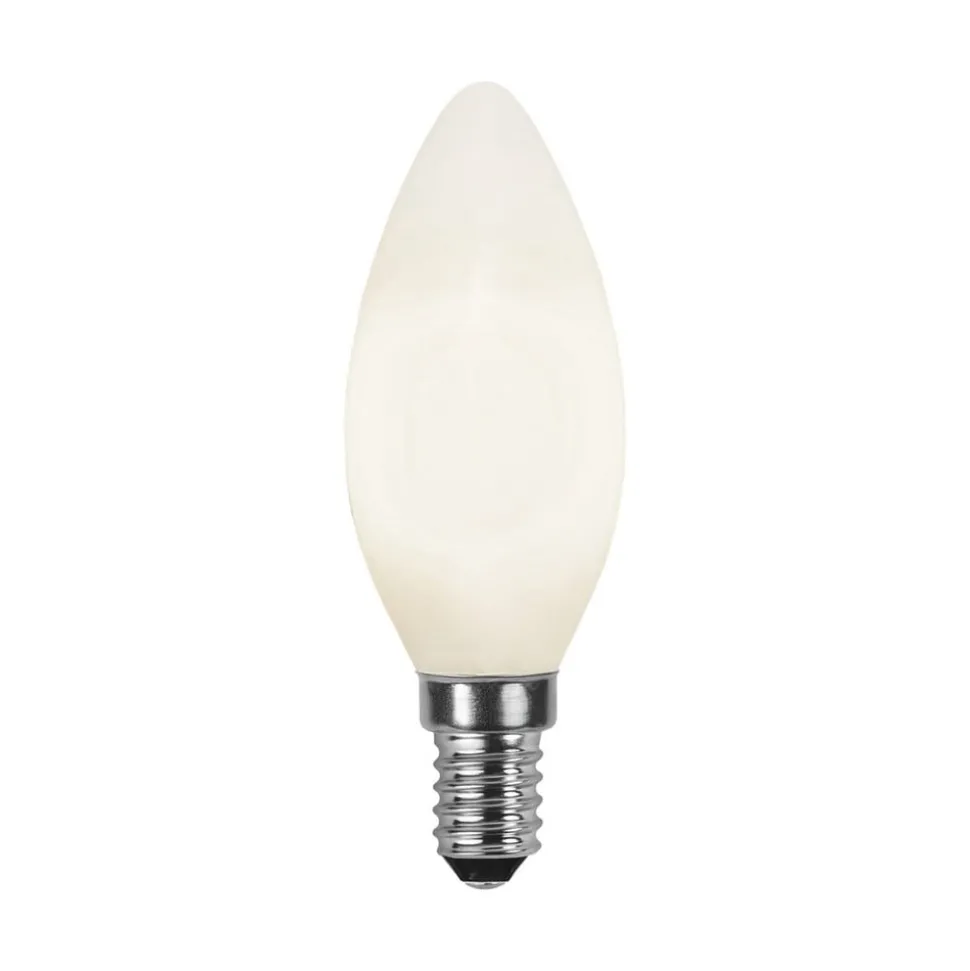LED-kertepære E14 2.700K, opal, Ra90 3W