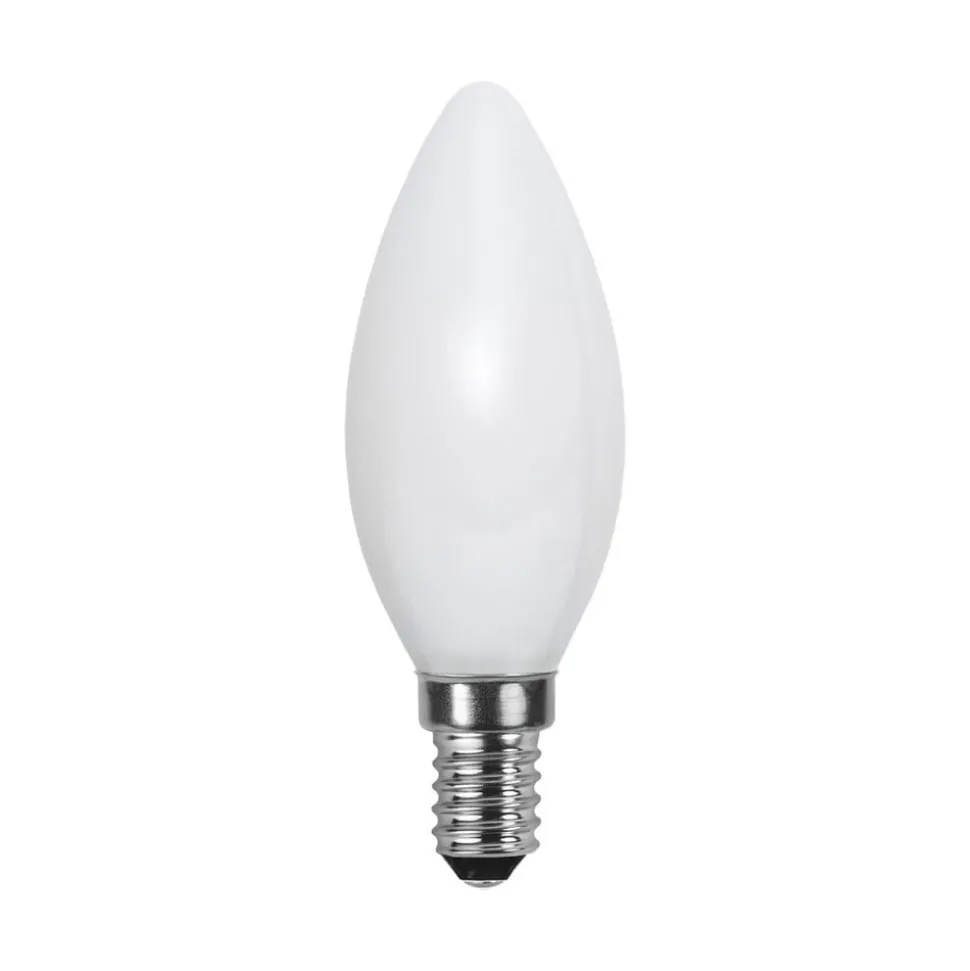 LED-kertepære E14 2.700K, opal, Ra90 3W