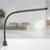 LED-klemmelampe MAULpirro, sort, 37 cm, dæmpbar