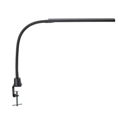 LED-klemmelampe MAULpirro, sort, 37 cm, dæmpbar