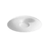 LED-loftlampe Basin_P, hvid, metal, Ø 48 cm