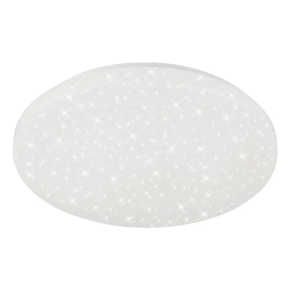 LED-loftlampe Brili Splash, IP44, hvid, 4.000K