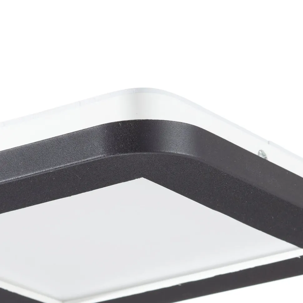 LED-loftlampe Camillus, kvadratisk, 17 cm