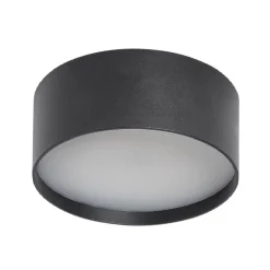 LED-loftlampe CMD 9094, Ø 15 cm, antracit, IP44, metal