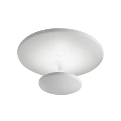 LED-loftlampe Conrad, hvid, Ø 50 cm, metal, dæmpbar