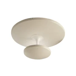 LED-loftlampe Conrad, sandfarvet, Ø 50 cm, metal, dæmpbar