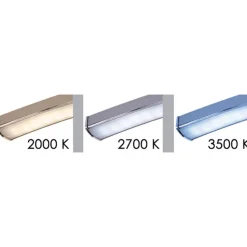 LED-loftlampe Cross tunable white, 5 lys, krom