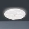 LED-loftlampe Dots, hvid, Ø 50 cm, metal/akryl, CCT