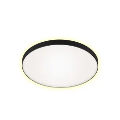 LED-loftlampe Flet med baggrundsbelysning, Ø 35,5 cm