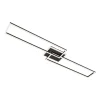 LED-loftlampe Frame CCT fjernbetjening sort