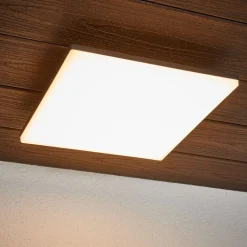 LED-loftlampe Henni, IP65, sensor, 30x30 cm, antracit