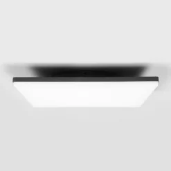 LED-loftlampe Henni, IP65, sensor, 30x30 cm, antracit