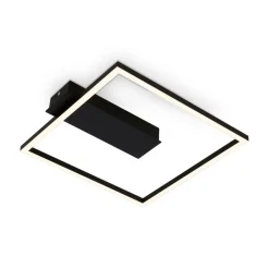 LED-loftlampe 3771 i rammeform, sort