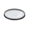 LED-loftlampe Isy, sort, Ø 55 cm, metal, CCT, dæmpbar