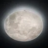 LED-loftlampe Lunar med fjernbetjening 60cm