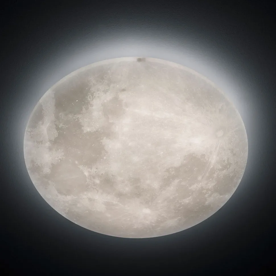 LED-loftlampe Lunar med fjernbetjening 60cm