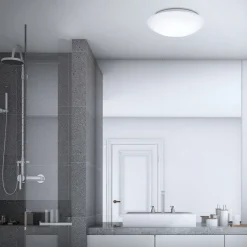 LED-loftlampe med sensor Elipso IP44 4.000K Ø38cm