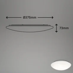 LED-loftlampe med sensor Elipso IP44 4.000K Ø38cm