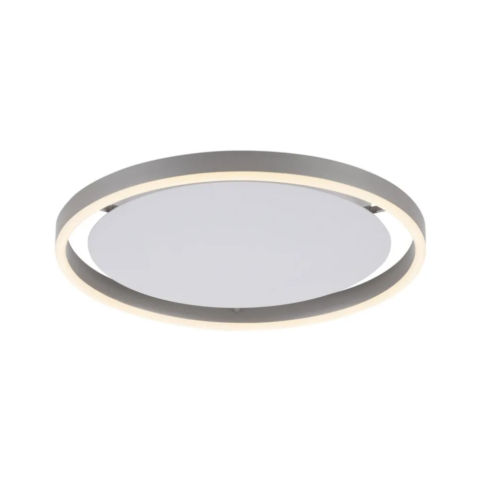 LED-loftlampe Ritus, Ø 39,3 cm, aluminium