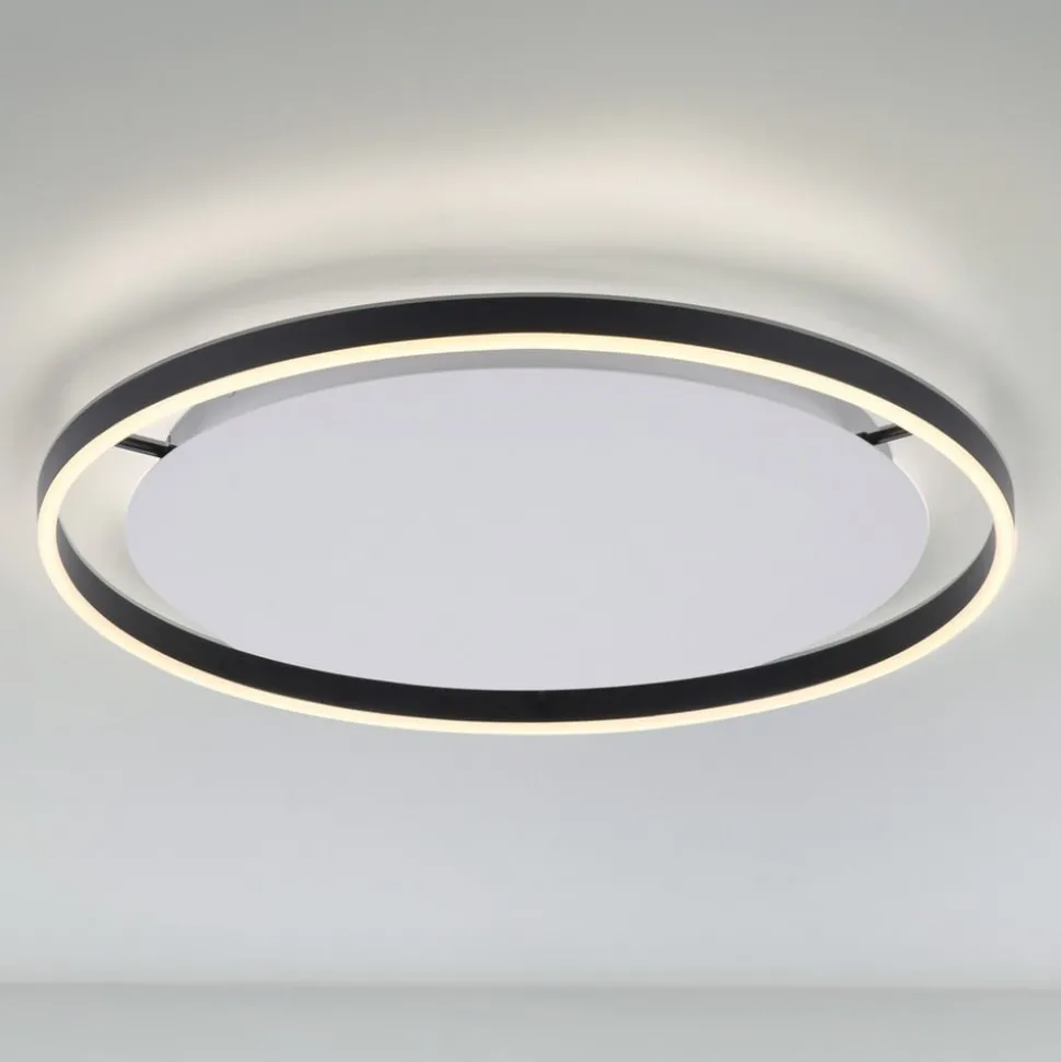 LED-loftlampe Ritus, Ø 58,5 cm, antracit