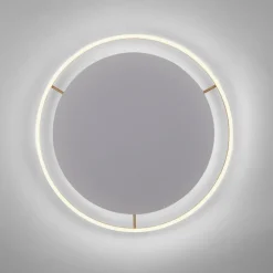 LED-loftlampe Ritus, Ø 58,5 cm, mat messing