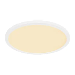 LED-loftlampe Sapana, hvid, Ø 42 cm, plast, IP44