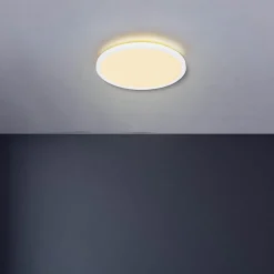 LED-loftlampe Sapana, hvid, Ø 42 cm, plast, IP44