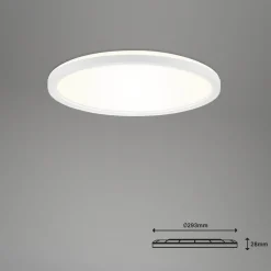 LED-loftlampe Slim S dæmpbar CCT hvid Ø 29 cm