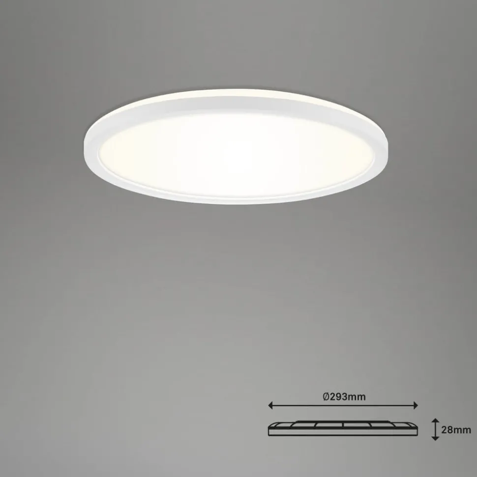 LED-loftlampe Slim S dæmpbar CCT hvid Ø 29 cm
