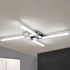 LED-loftlampe til badeværelset Argo, 4 lyskilder