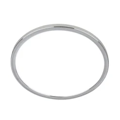 LED-loftlampe til badeværelset Pulap, Ø 42 cm, kromfarvet/hvid metal