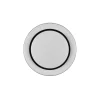 LED-loftslampe Atria, Ø 38 cm, sort, plast, CCT