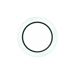 LED-loftslampe Atria, Ø 38 cm, sort, plast, CCT