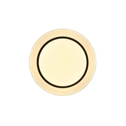 LED-loftslampe Atria, Ø 38 cm, sort, plast, CCT