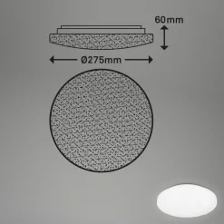 LED-loftslampe Case IP44 starry sky 840 Ø 28cm