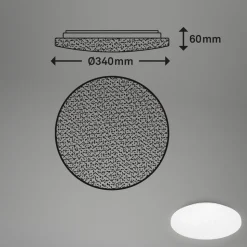 LED-loftslampe Case IP44 starry sky 840 Ø 34cm