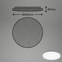 LED-loftslampe Case IP44 starry sky 840 Ø 40cm