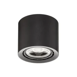LED-loftslampe Fedler dæmpet til varm, sort